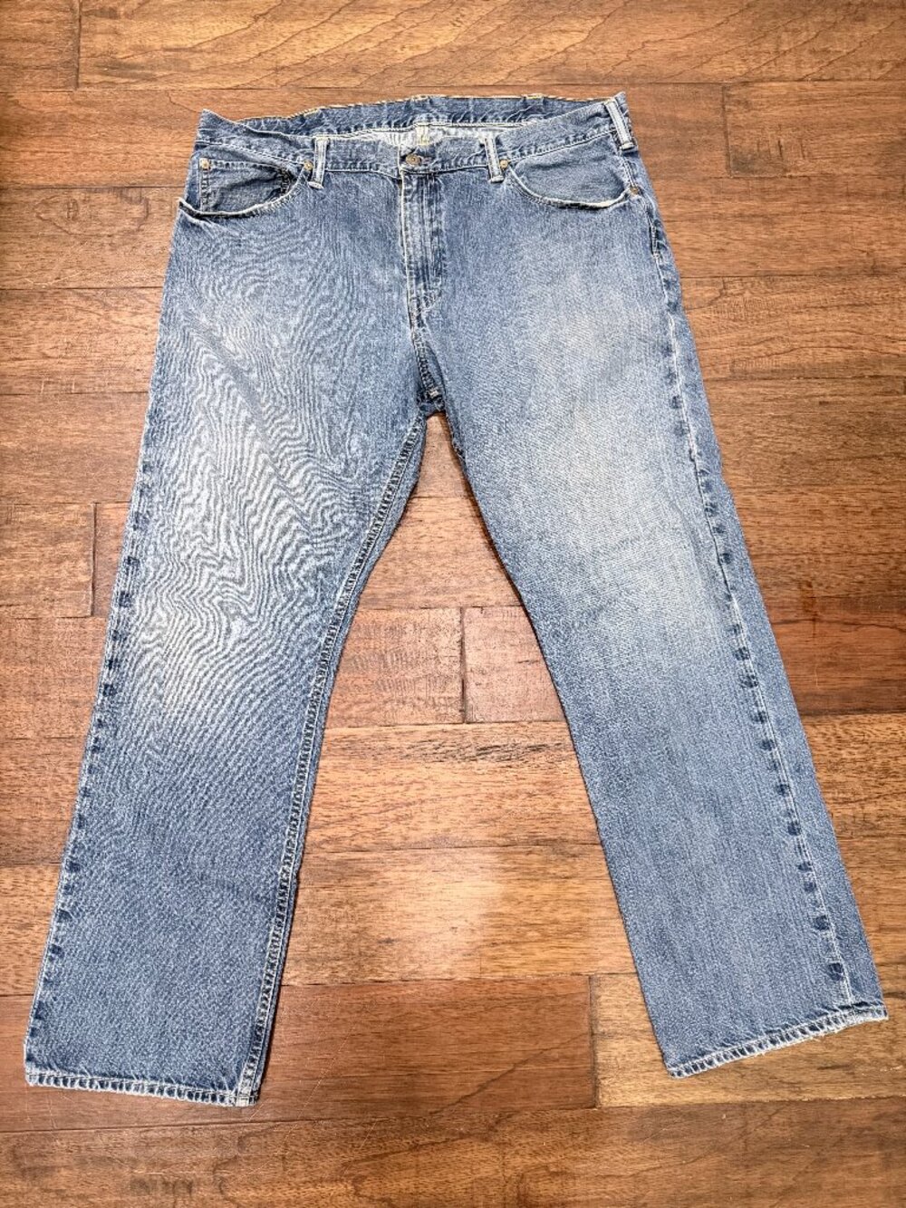 Polo Ralph Lauren Classic Fit Jeans Mens 40x30 Light Wash Straight Leg Denim